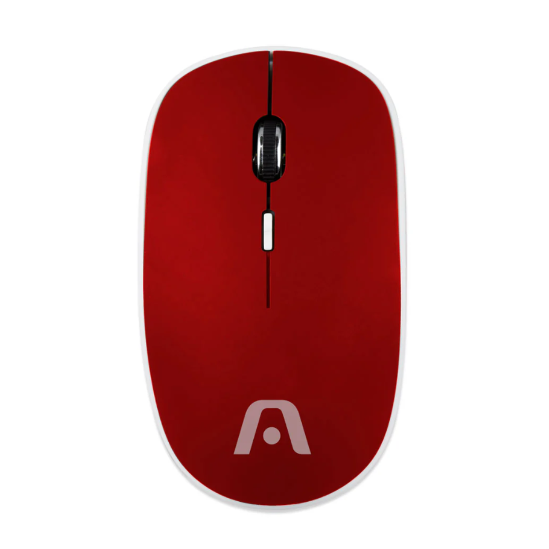 MOUSE ARGOM INALAMBRICO CON RECEPTOR ARG-MS-0031RD Rojo