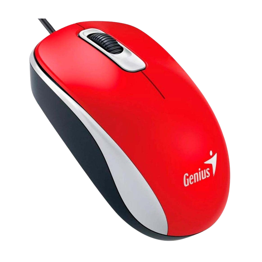 MOUSE GENIUS RS2 DX-110 ALAMBRICO 31010116104 ROJO
