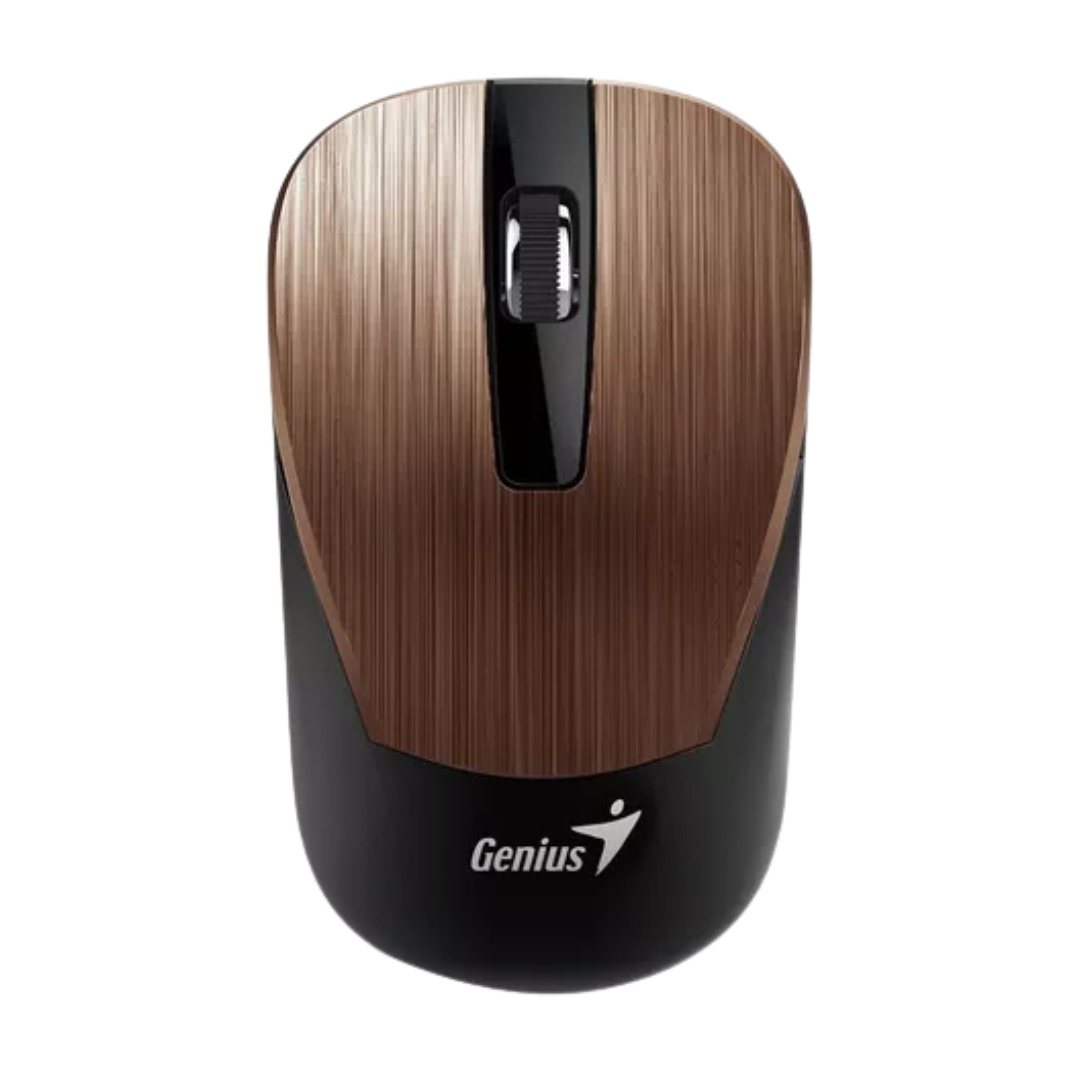 MOUSE GENIUS RS2 NX-7015 INALAMBRICO CON RECEPTOR 31030019403 CAFE CLARO