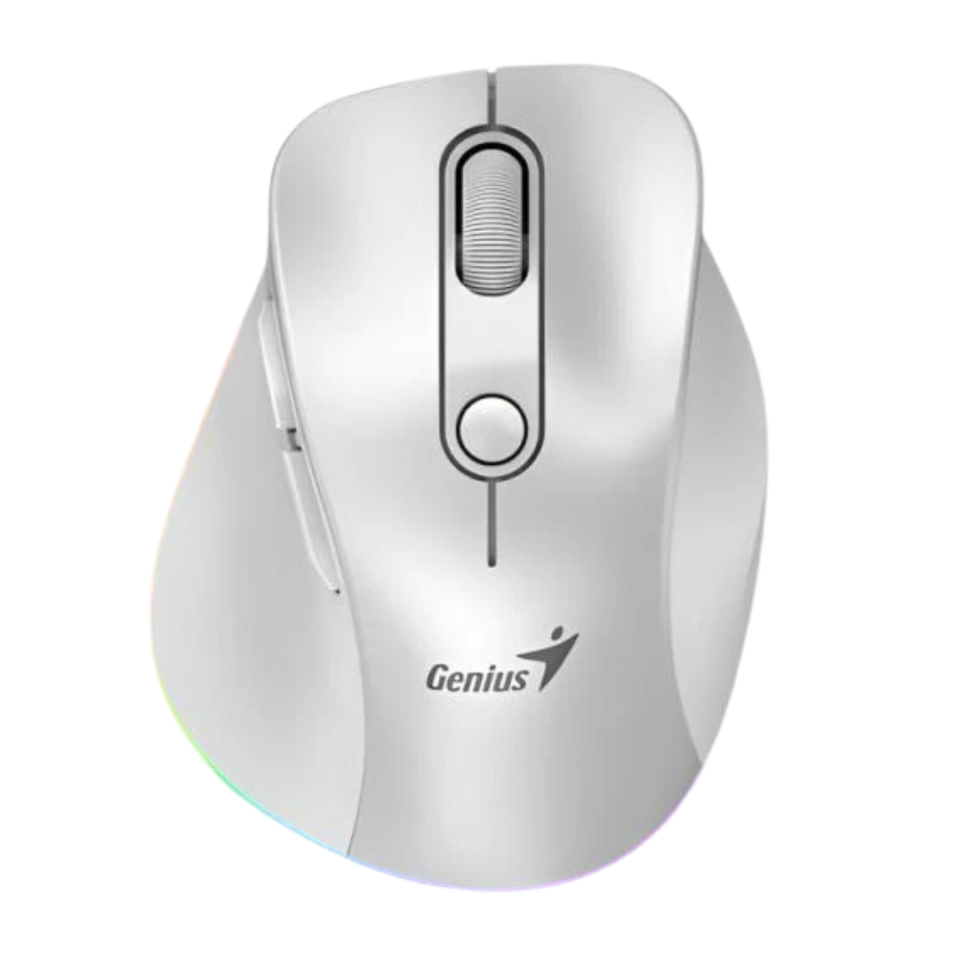 MOUSE GENIUS RS2 ERGO 9000S PRO INALAMBRICO CON RECEPTOR 31030039400 BLANCO