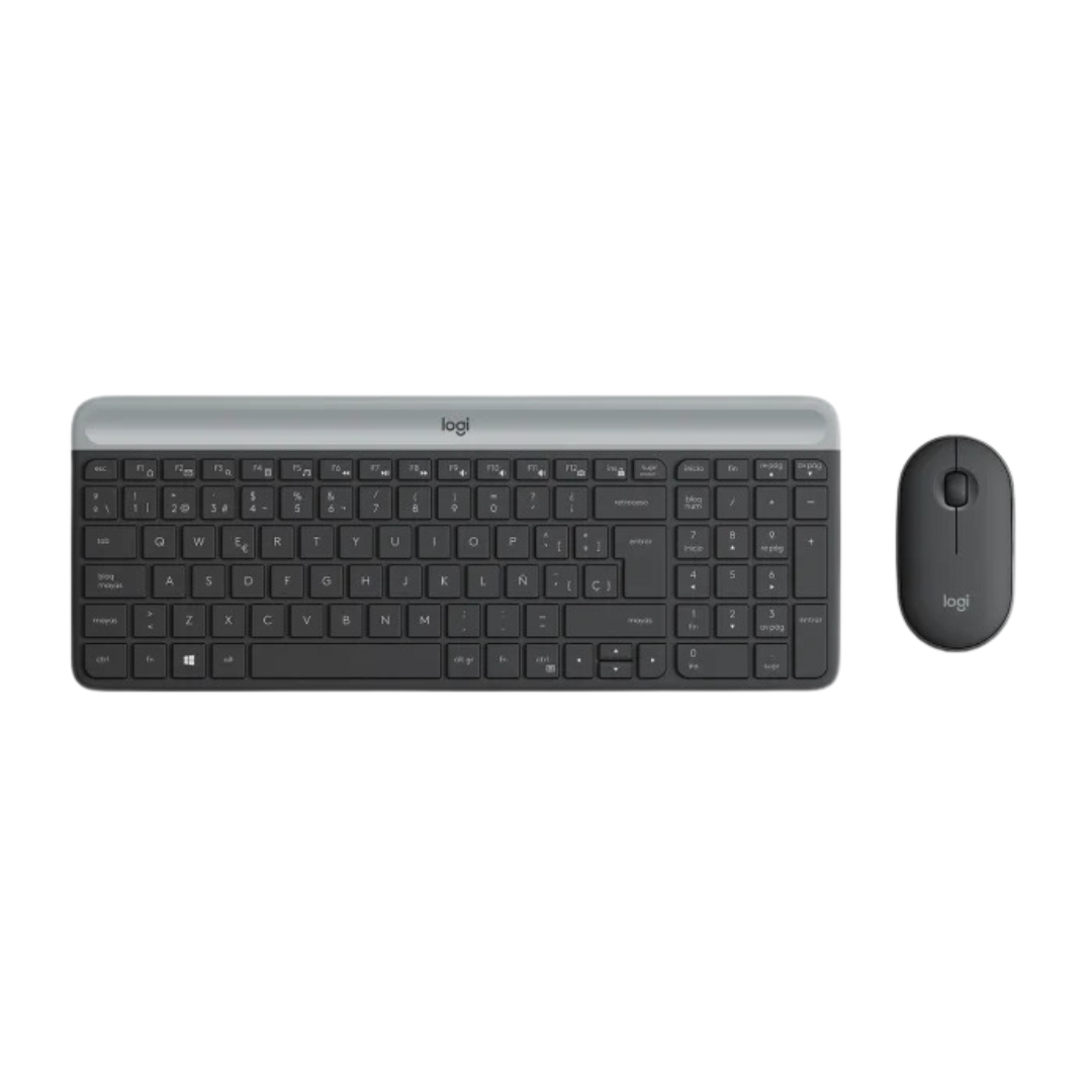Teclado Y Mouse Logitech Slim Mk470 Sp