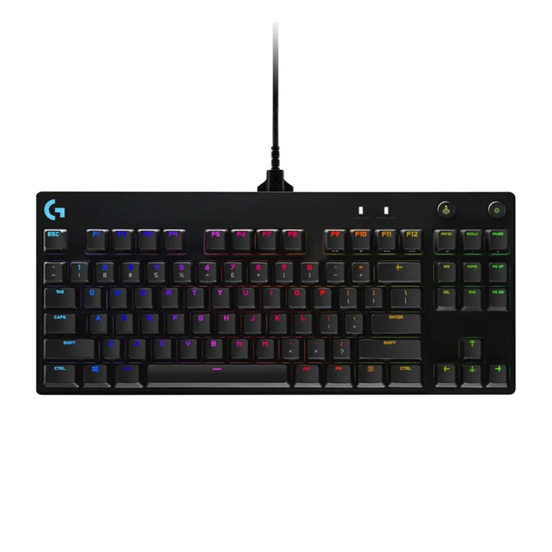 Teclado Gaming Rgb Logitech G Pro Tkl Mecánico Alámbrico Ingles