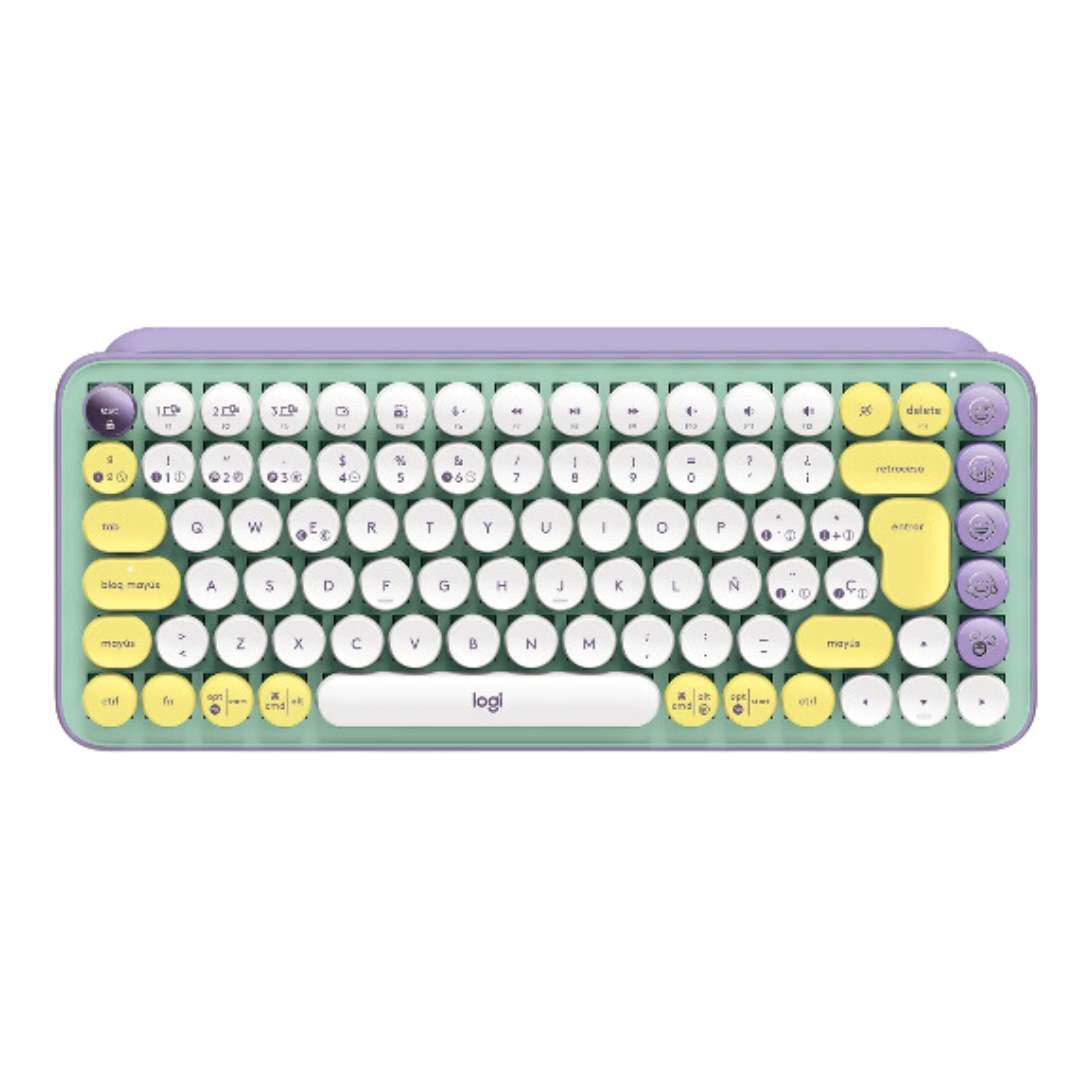 Teclado Logitech Pop Keys 65% Mecánico Bluetooth Español