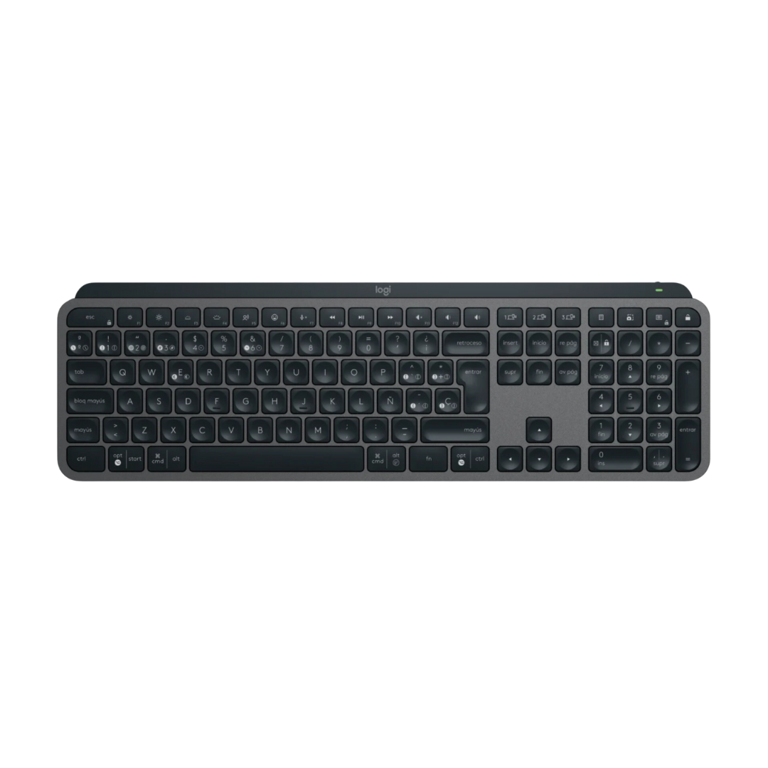 TECLADO LOGITECH MX KEYS S MEMBRANA BLUETOOTH ESPAÑOL 920-011561 NEGRO