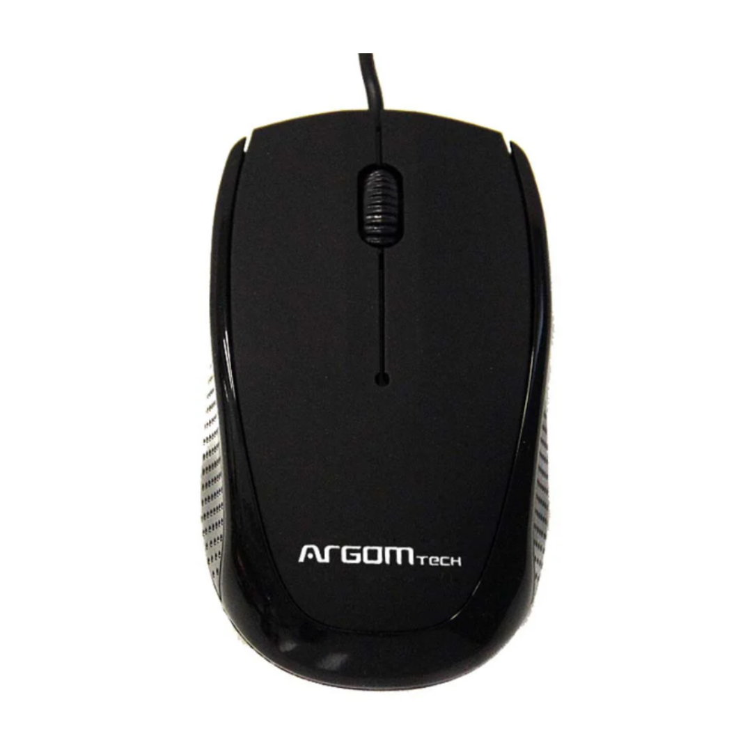 MOUSE ARGOM OPTICO ALAMBRICO ARG-MS-0014B NEGRO