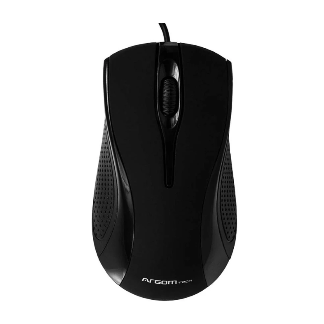 MOUSE ARGOM MAXI ALAMBRICO ARG-MS-0022 NEGRO