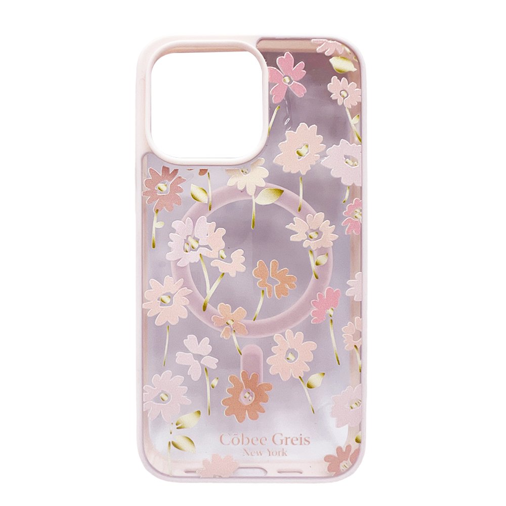Côbee Canvas MagSafe Rosa Iphone 14 Pro Máx Flor Rosa