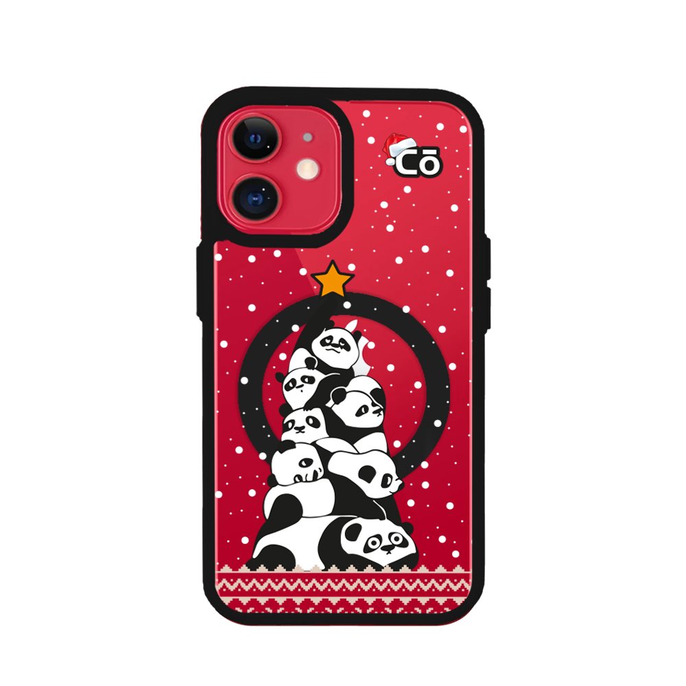 Côbee Canvas MagSafe iPhone 11 Panda Tree / Negro