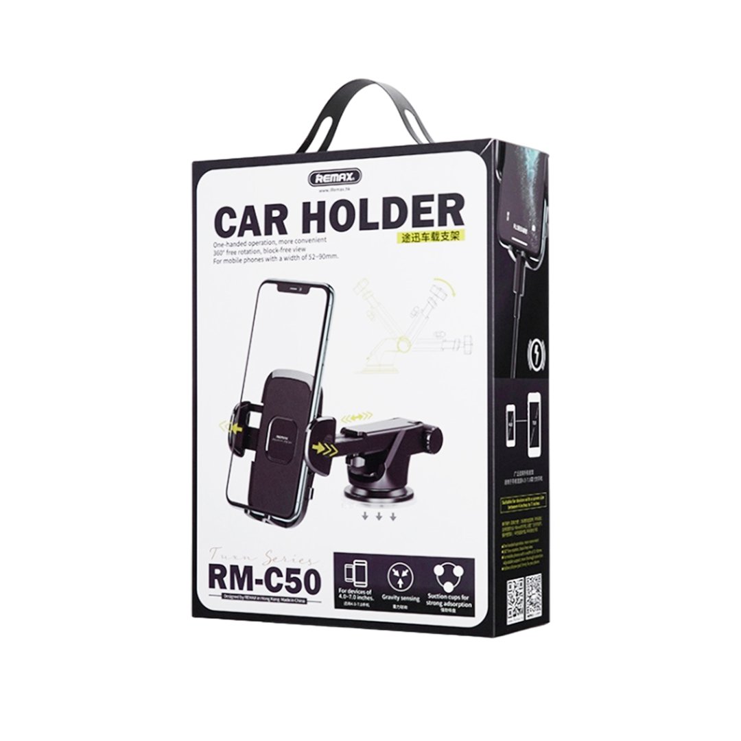 Holder Remax RM-C50 Ventosa - Prensa - Imagen 2