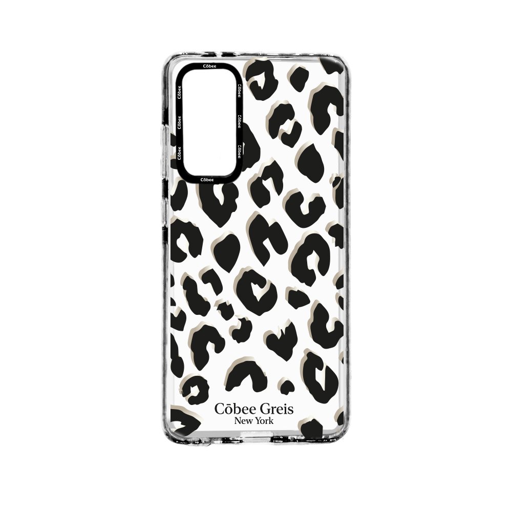 Côbee Log Samsung S20 FE Animal Print Borde Negro