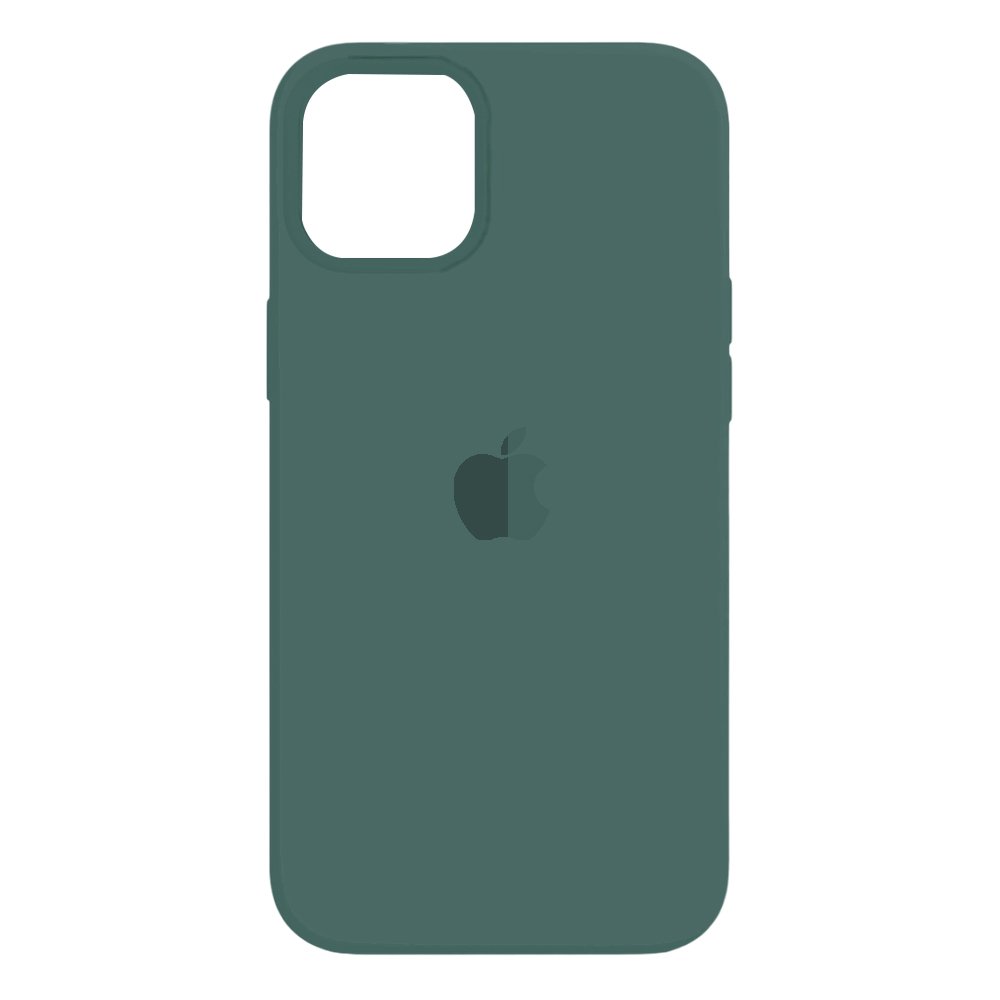 Estuche Silicon Iphone 13/14 Verde Musgo