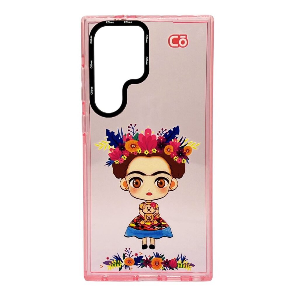 Côbee Log Samsung S23 Ultra Frida Khalo Rosado