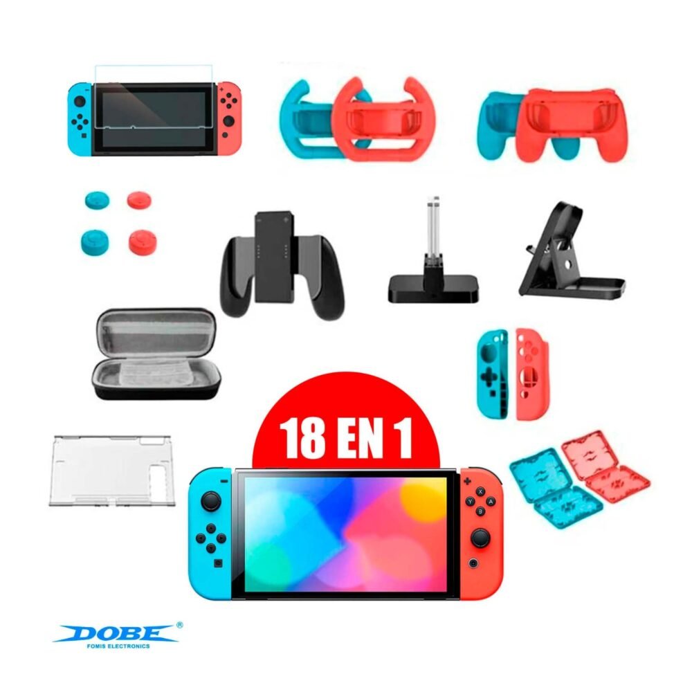 Kit Dobe Sports Suit 18 en 1 NS-18IN1 Nintendo