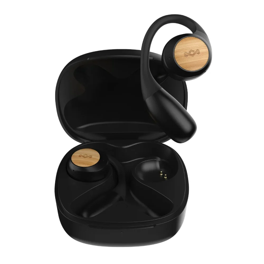 Audifonos Bluetooth Pods Marley Liberat OWS Negro