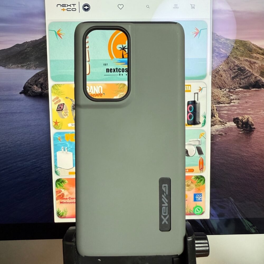 Estuche Basico 2 en 1 Samsung Note 20 Plus Gris Claro