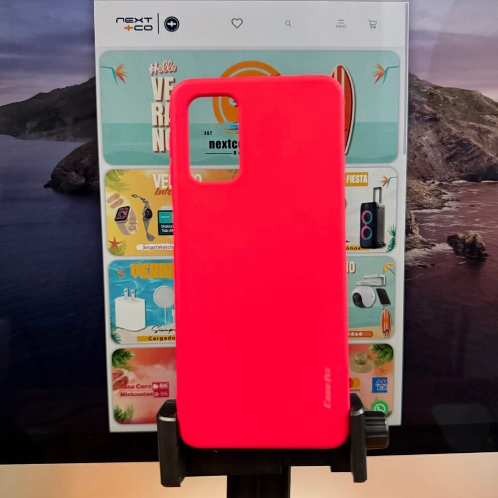 Estuche Basico Silicon Samsung A03s Fucsia Neon