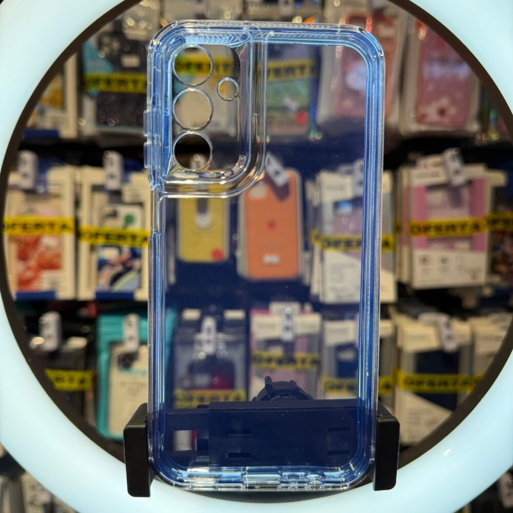Estuche Space Cristal Samsung A15 Celeste