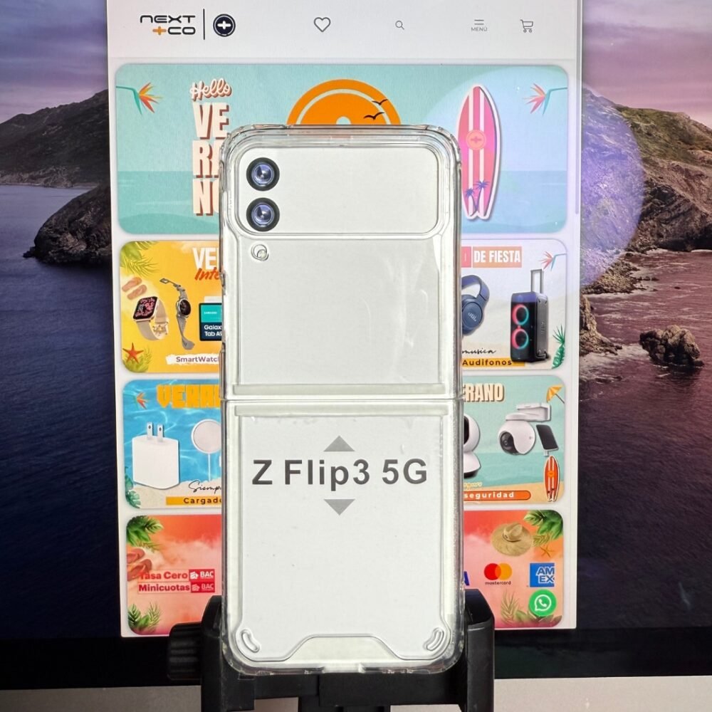 Estuche Transparente Shield Samsung Z Flip 3