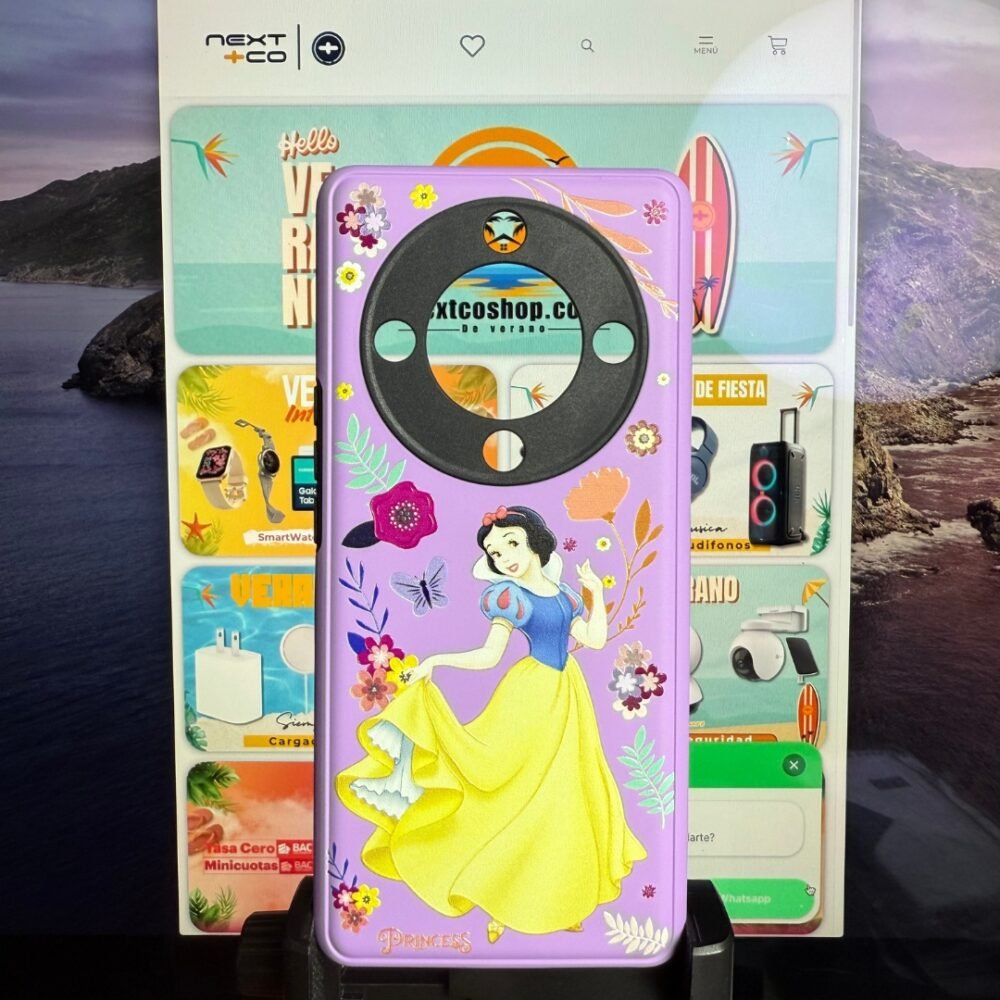 Estuche Cobee Inc Honor Magic 5 Lite/X9A Blanca Nieves / Morado