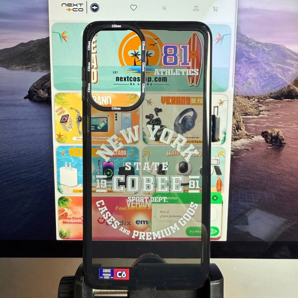 Estuche Cobee Log Samsung A73 New York Negro