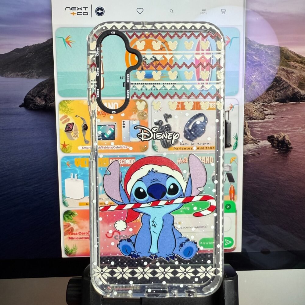 Côbee Log Samsung A24 Christmas Stitch Borde Blanco