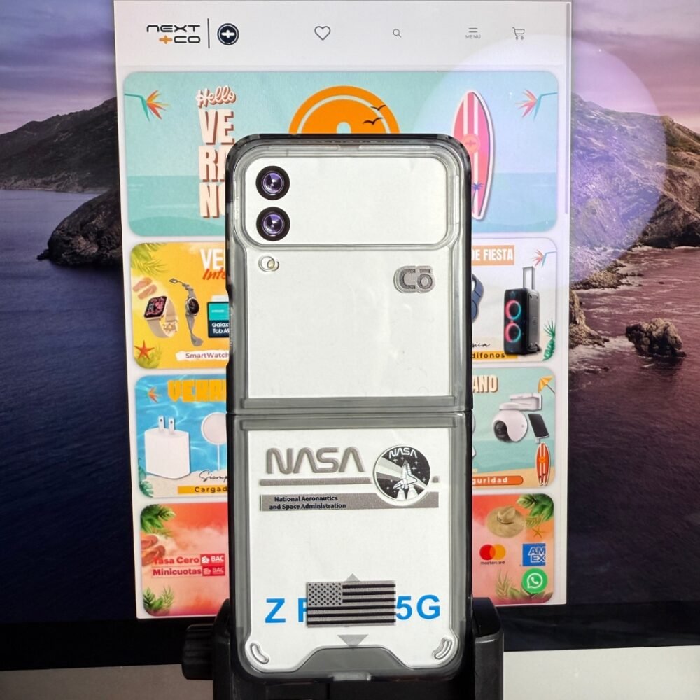 Côbee Shield Samsung Z Flip 3 Nasa borde Negro