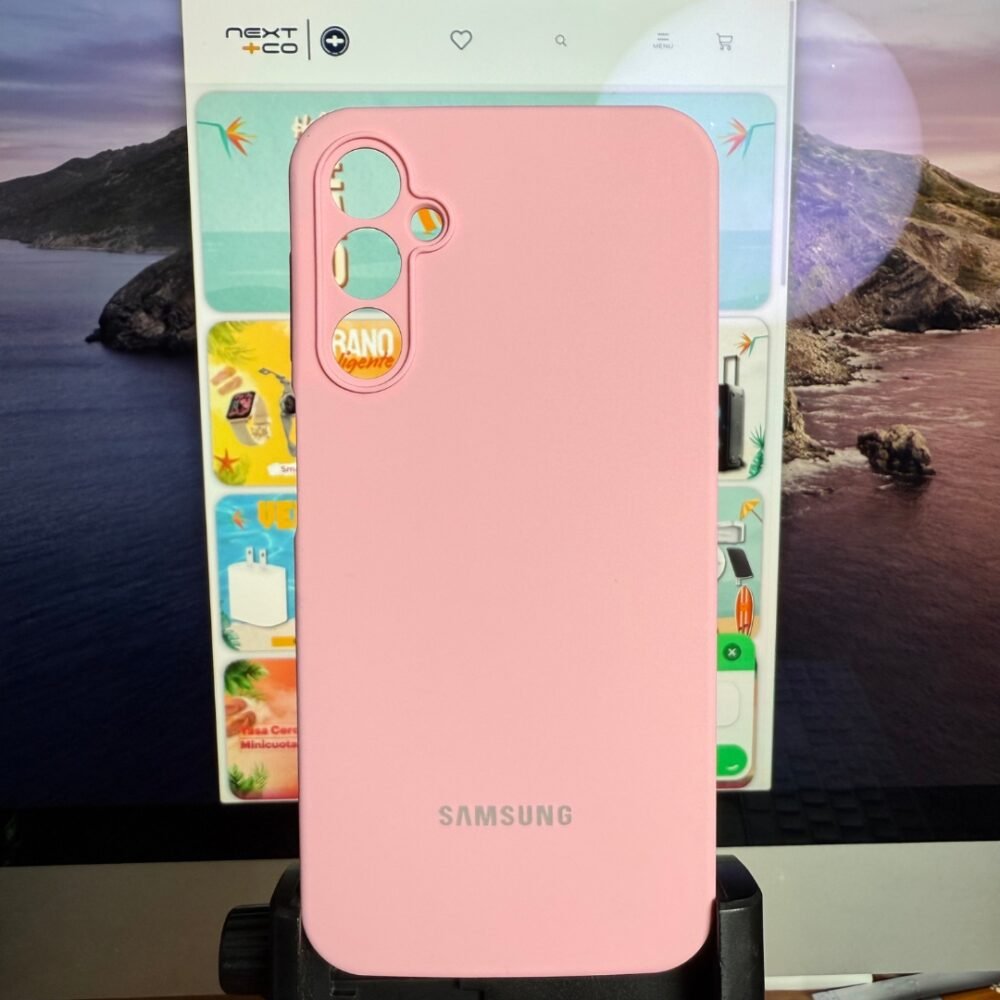 EStuche Silicon Samsung A24 Rosado