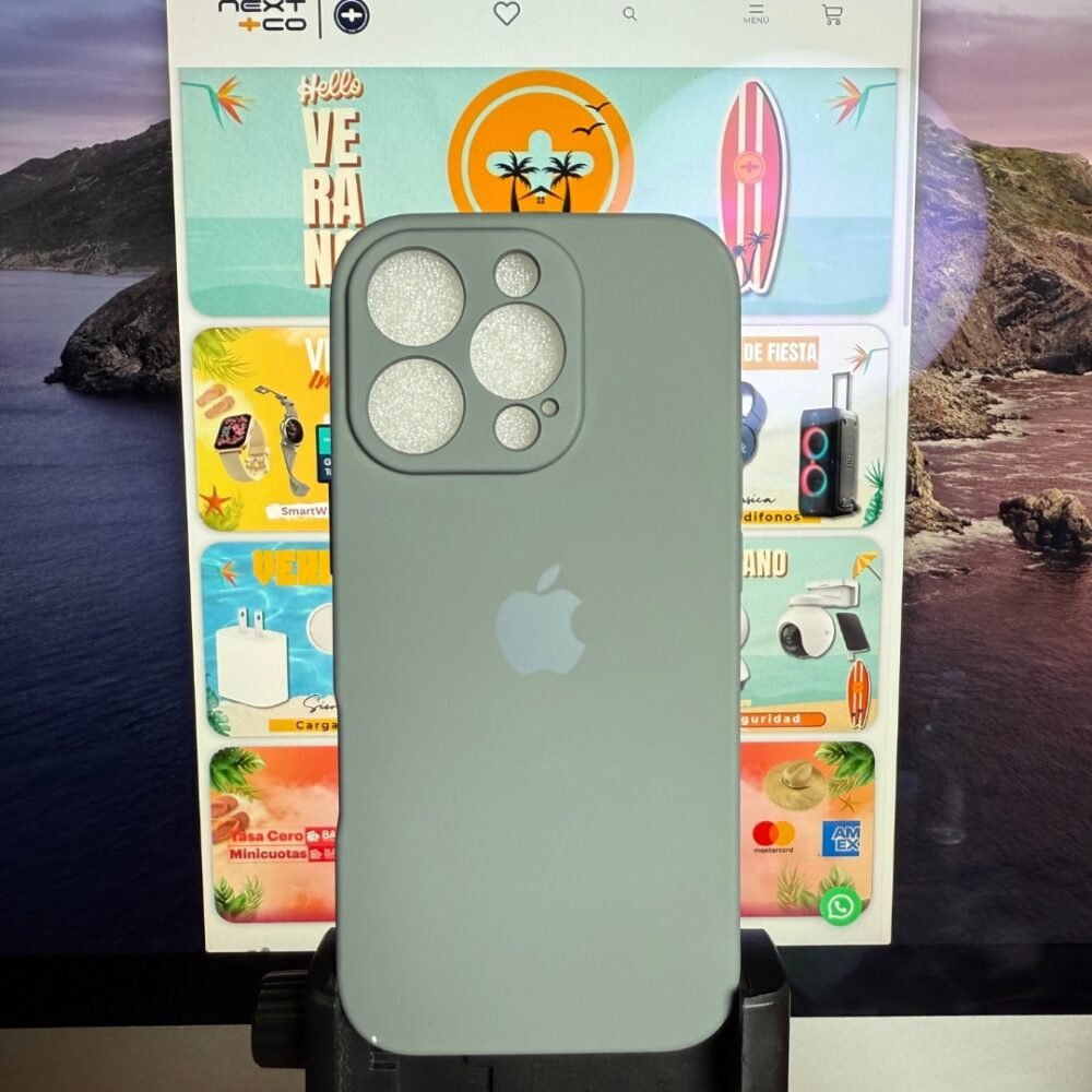 Estuche Silicon Iphone 16 Pro Gris