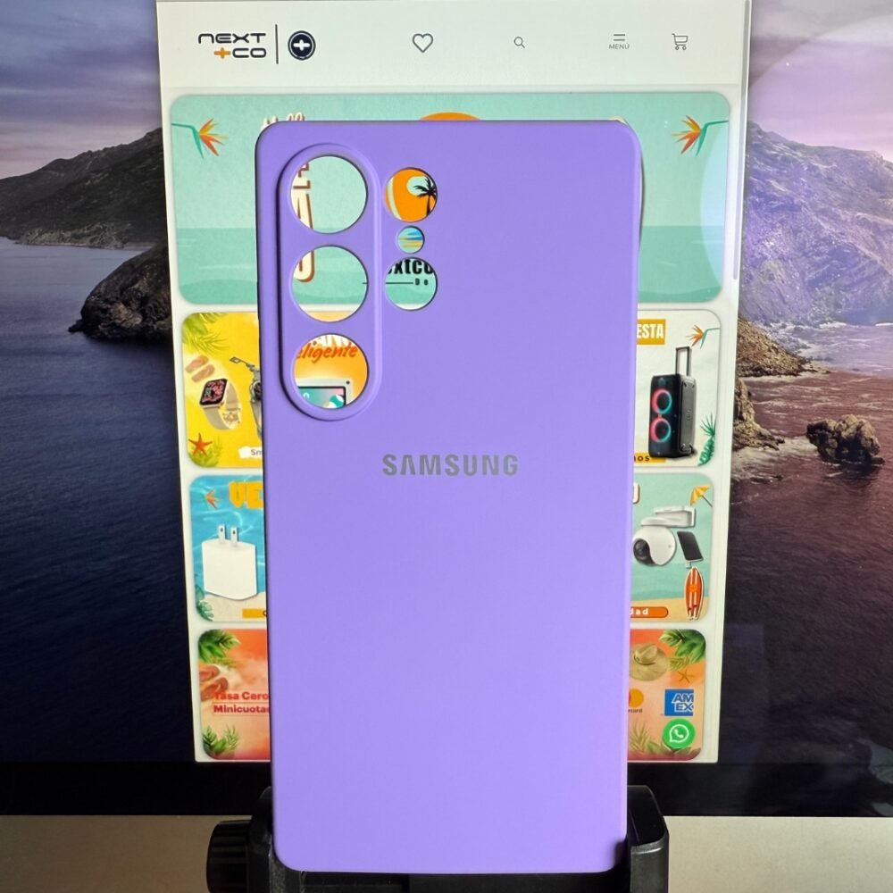 Estuche Silicon Samsung S25 Ultra Lila