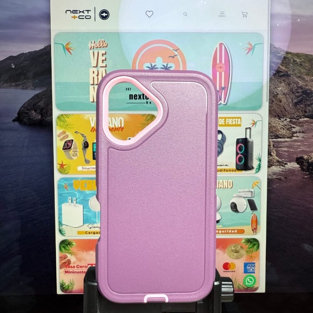 Estuche Tipo Box Iphone 16 Vino