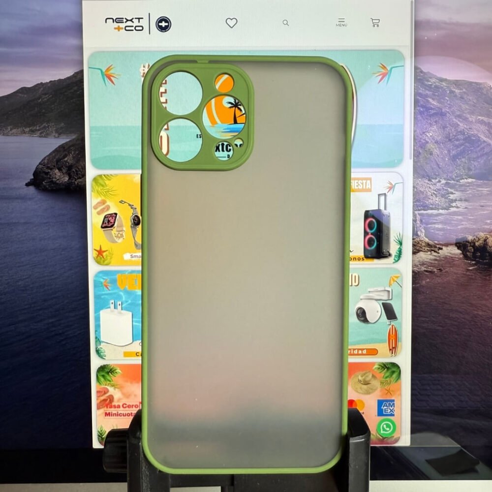 Estuche Revo Iphone 13 pro max Verde Musgo