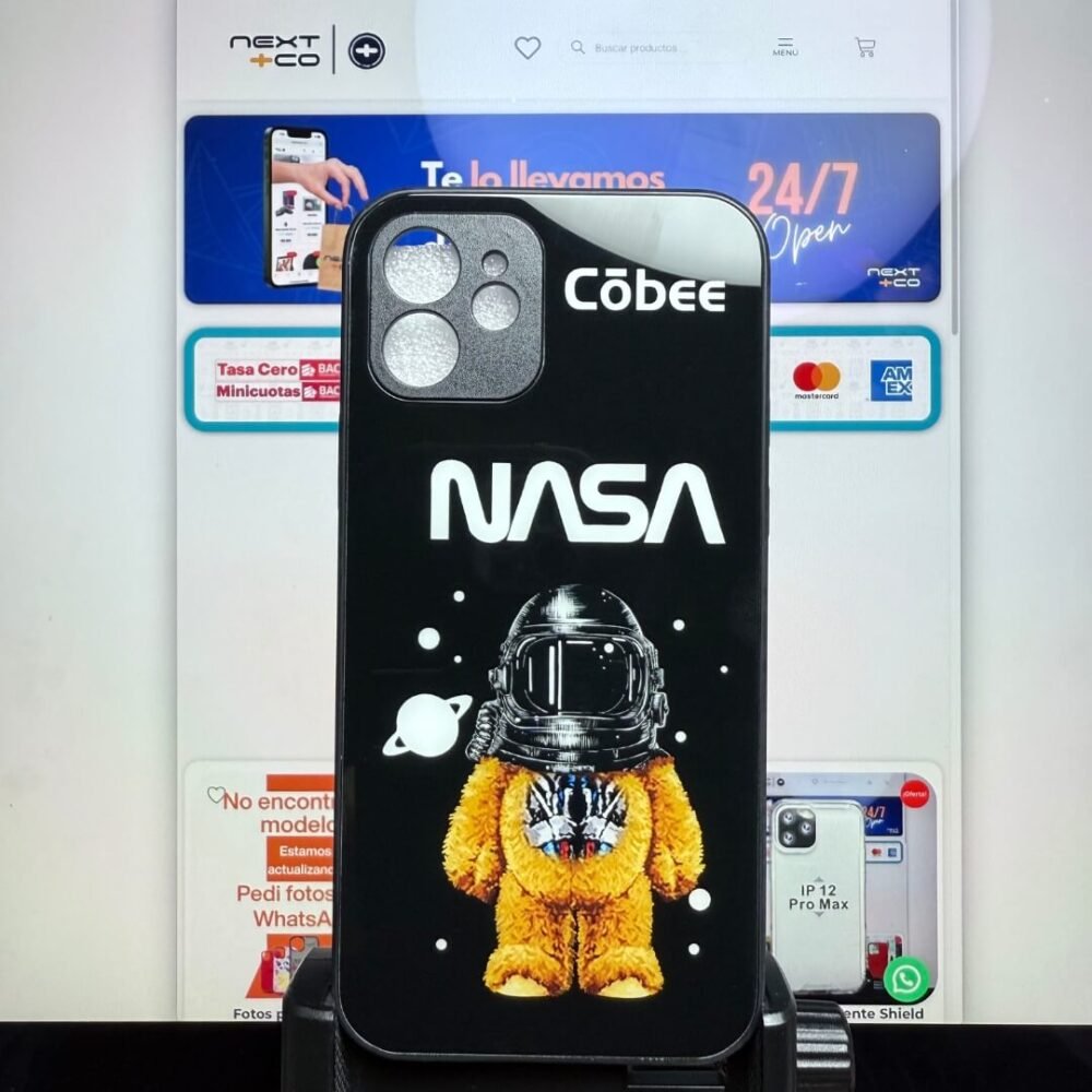 Estuche Cobee Glass iPhone 12- Nasa #1