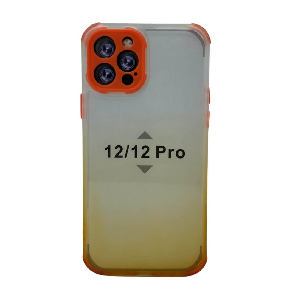 Estuche color difuminado iphone 12 pro Naranja