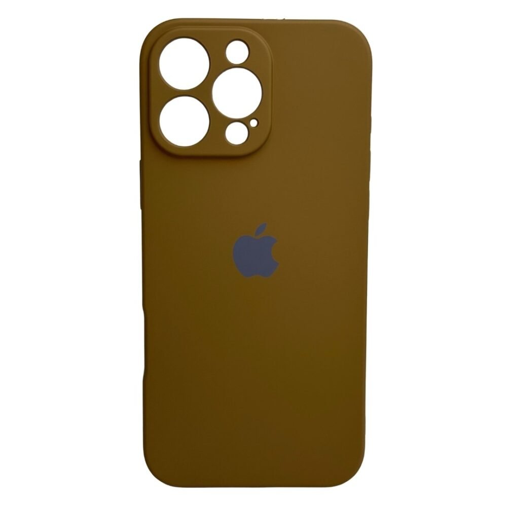 Estuche Silicon Iphone 16 Pro Max Cafe Claro