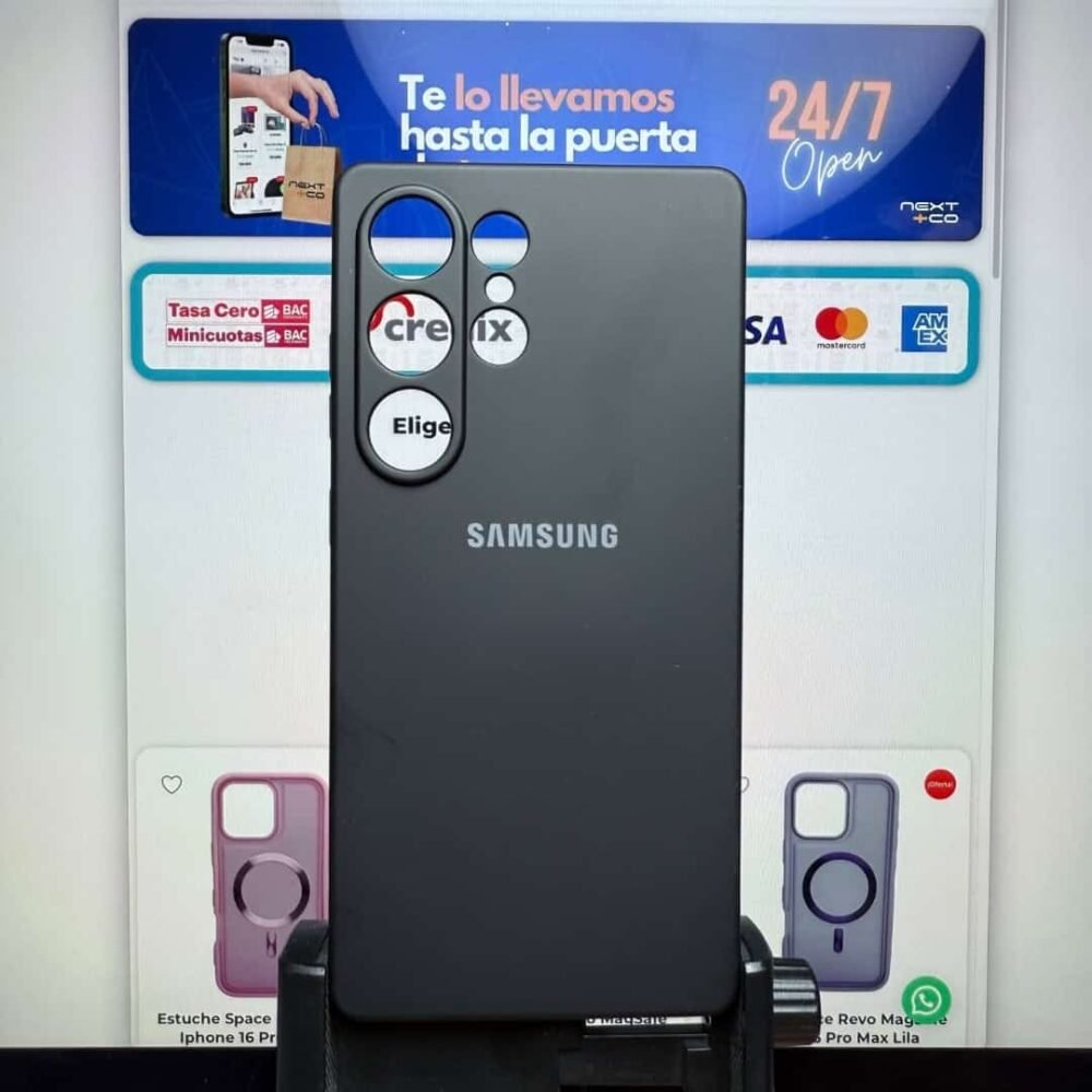 Estuche Silicon Samsung S25 Ultra Negro
