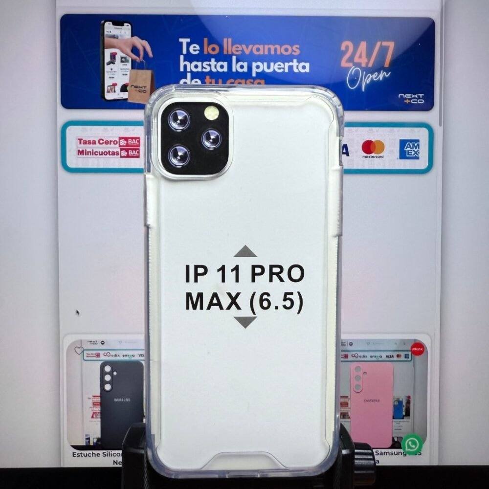 Estuche Transparente Shield iphone 11 pro max