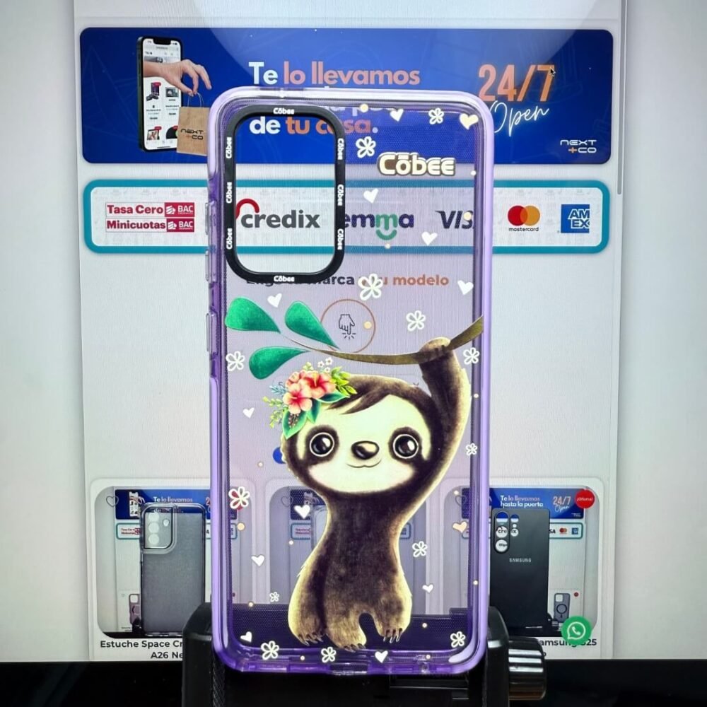 Côbee Log Samsung A52 Perezoso Morado