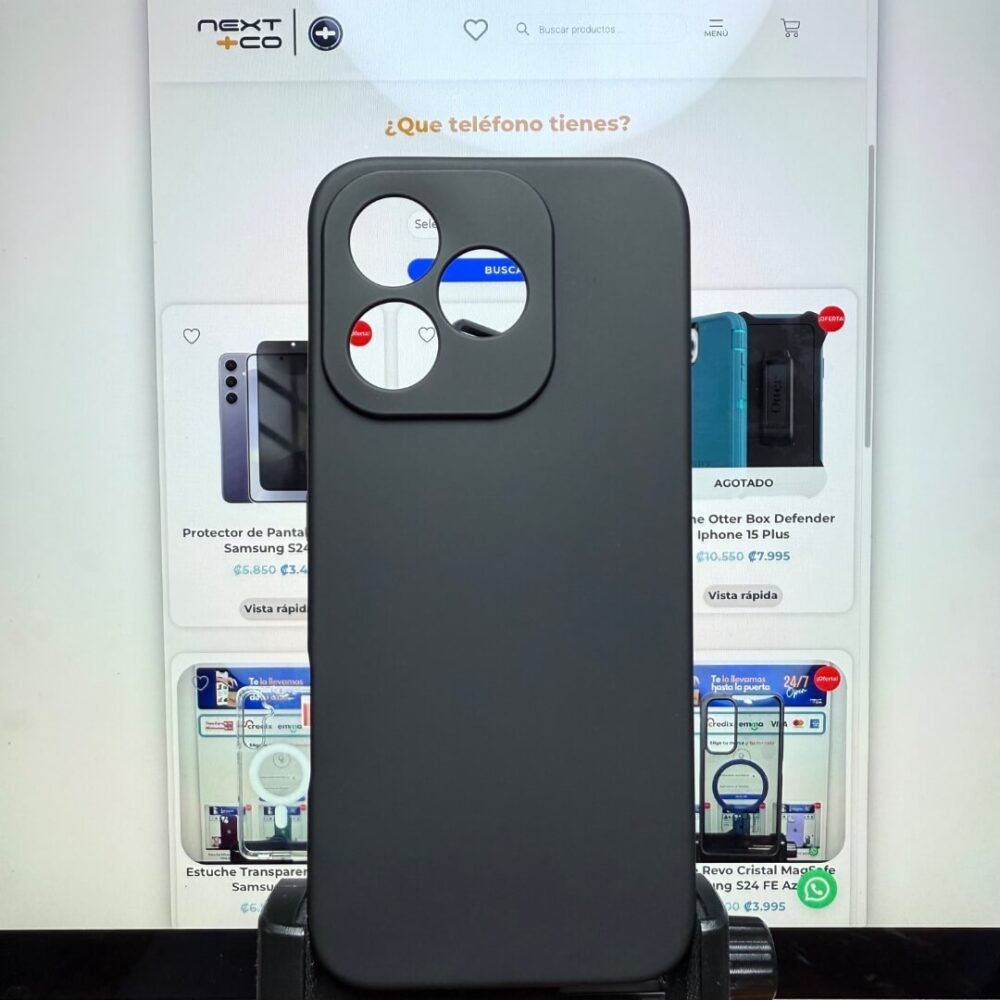 Estuche Silicon Honor 400 Lite Negro