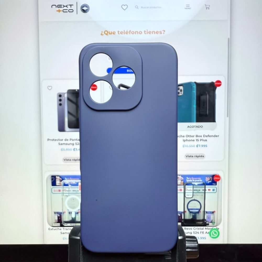 Estuche Silicon Honor 400 Lite Azul