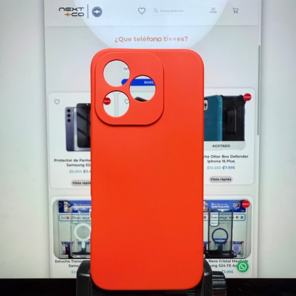 Estuche Silicon Honor 400 Lite Rojo
