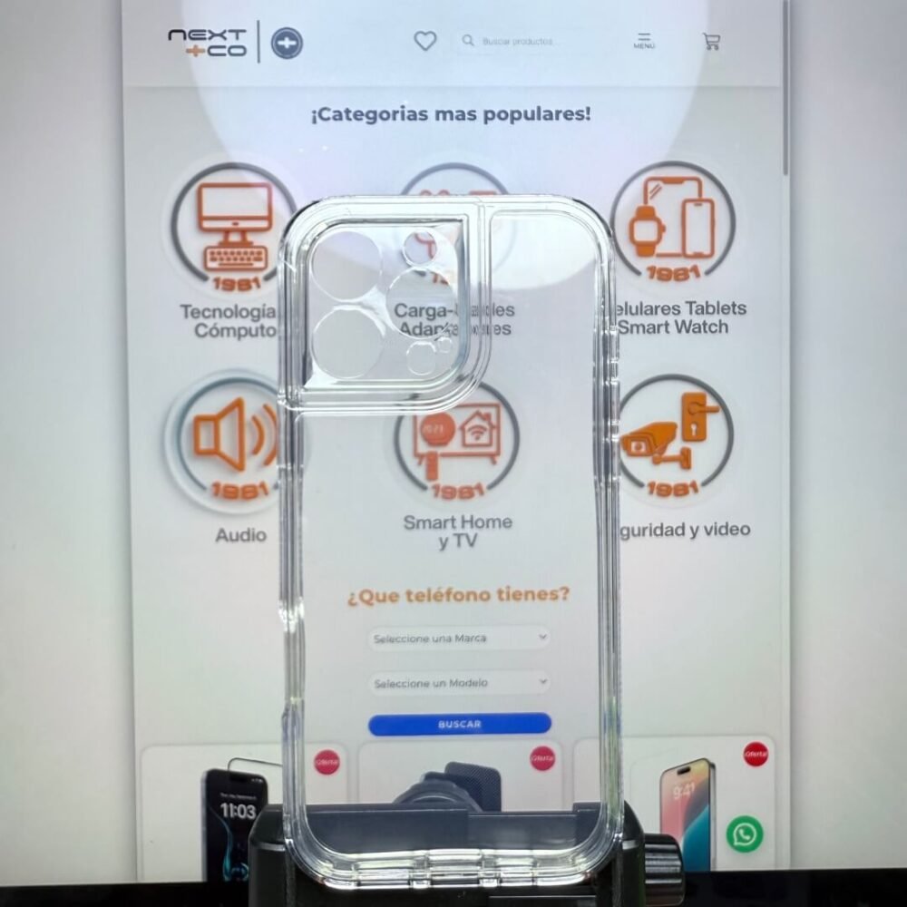 Estuche Space Cristal Iphone 16 Pro Max Transparente