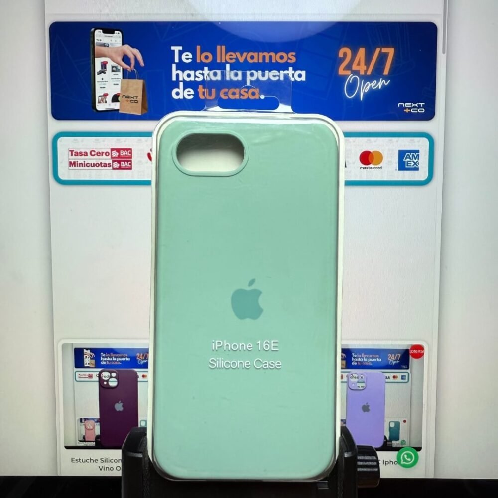 Estuche Silicon Iphone 16e Menta