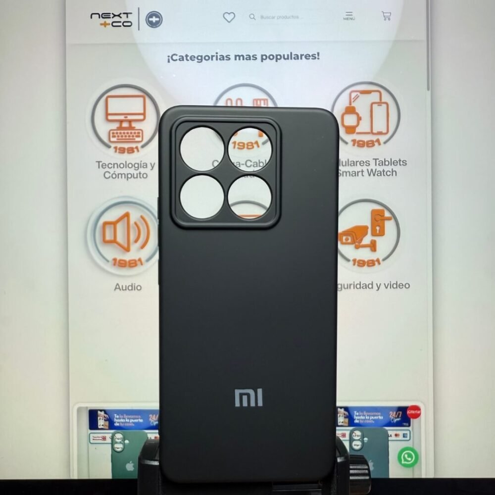 Estuche Silicon Xiaomi Redmi 14T Negro