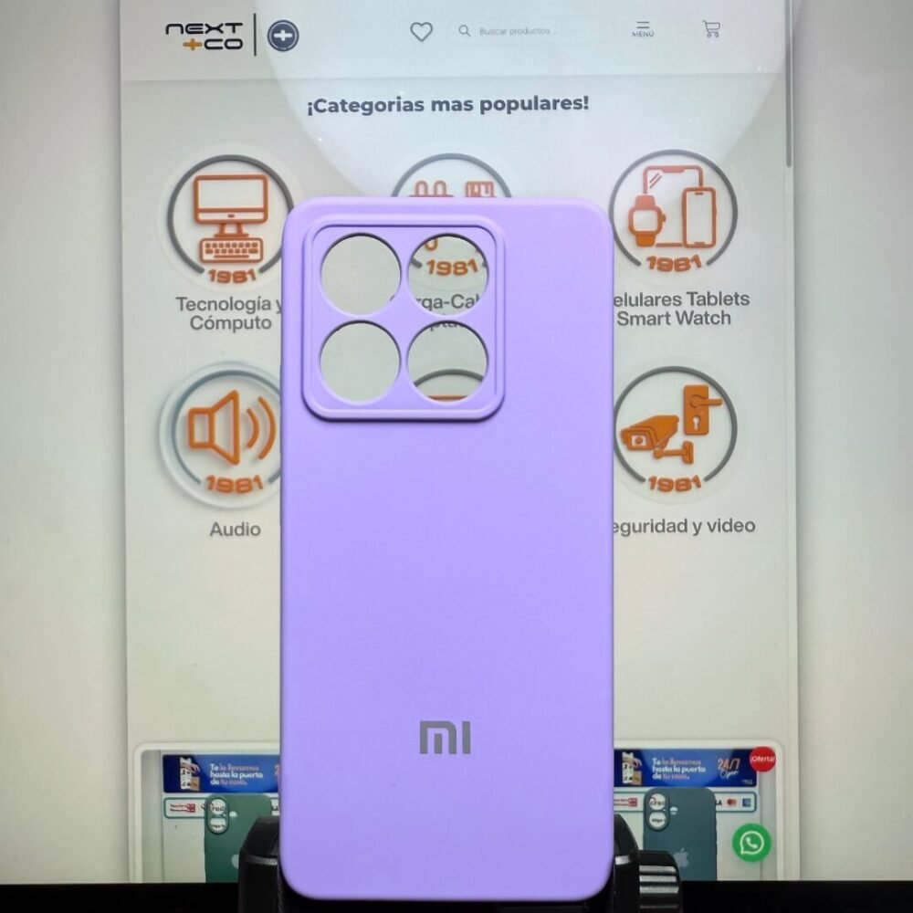 Estuche Silicon Xiaomi Redmi 14T Lila