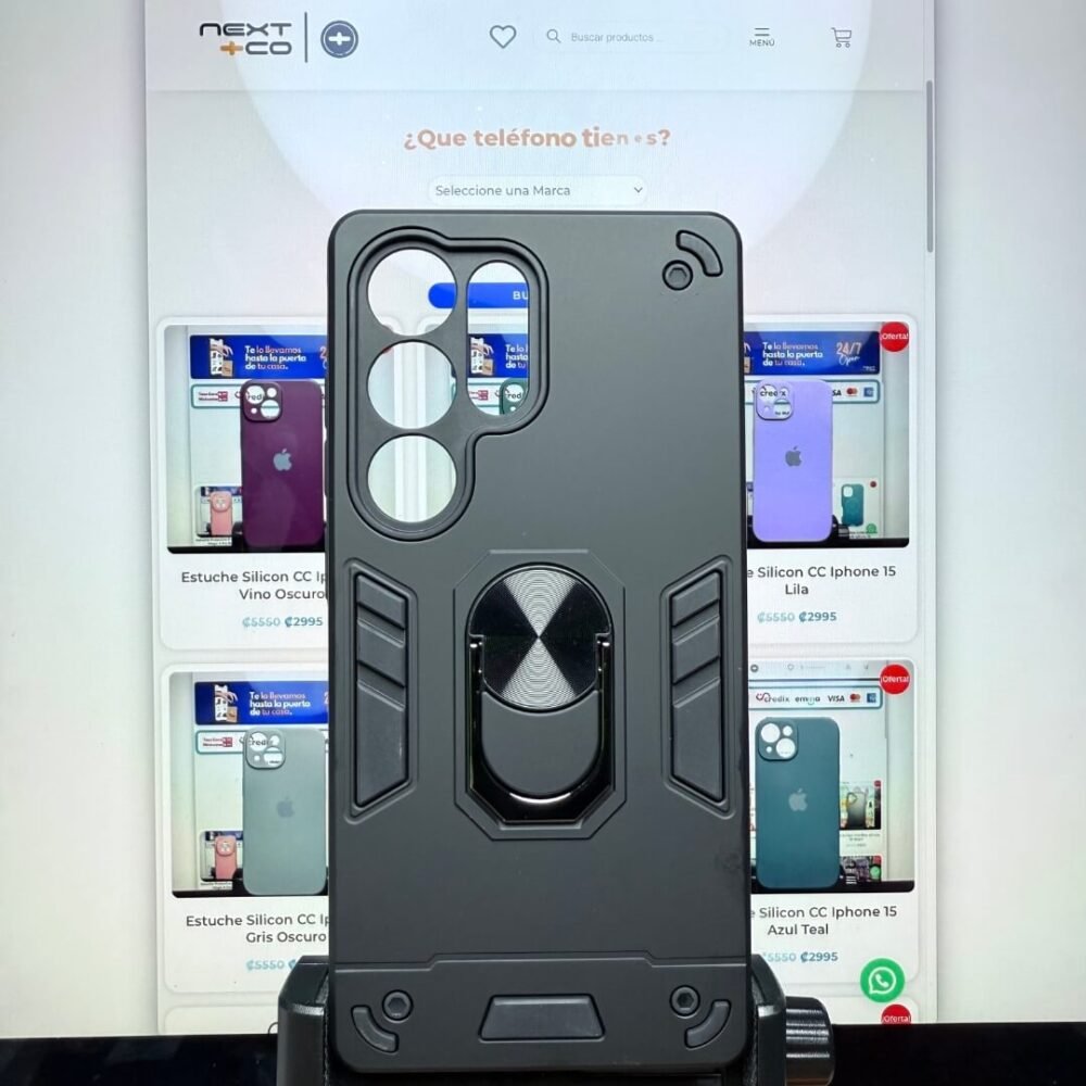 Estuche Anillo Samsung S25 Ultra Negro