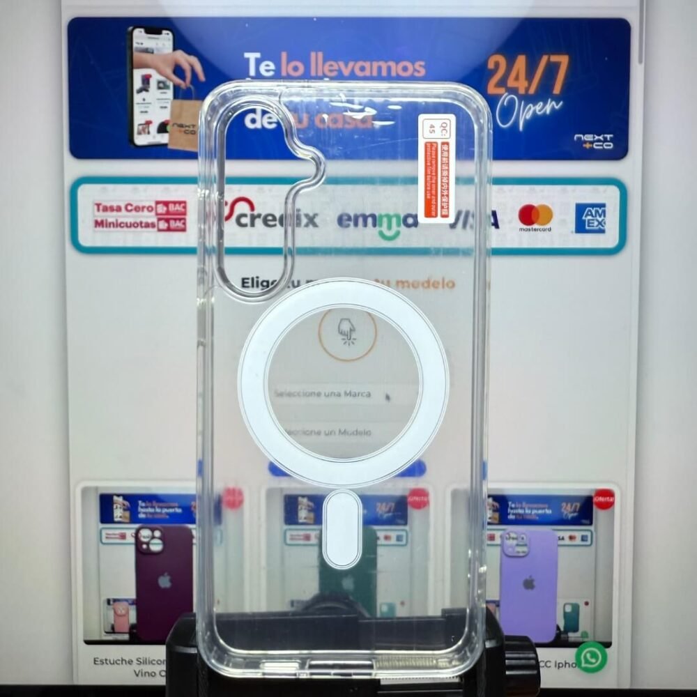 Estuche Transparente MagSafe Samsung S24 FE