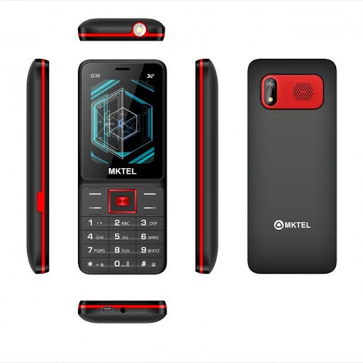 Celular MKTEL G36 Negro/Rojo