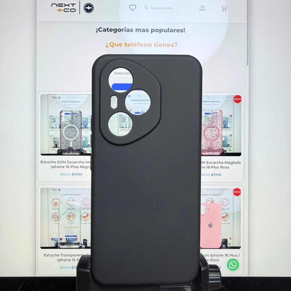 Estuche Silicon Honor 400 Pro Negro