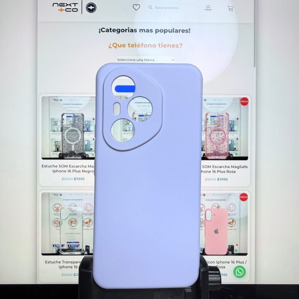 Estuche Silicon Honor 400 Pro Lila