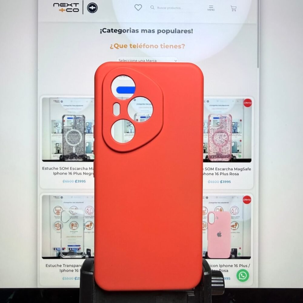 Estuche Silicon Honor 400 Pro Rojo